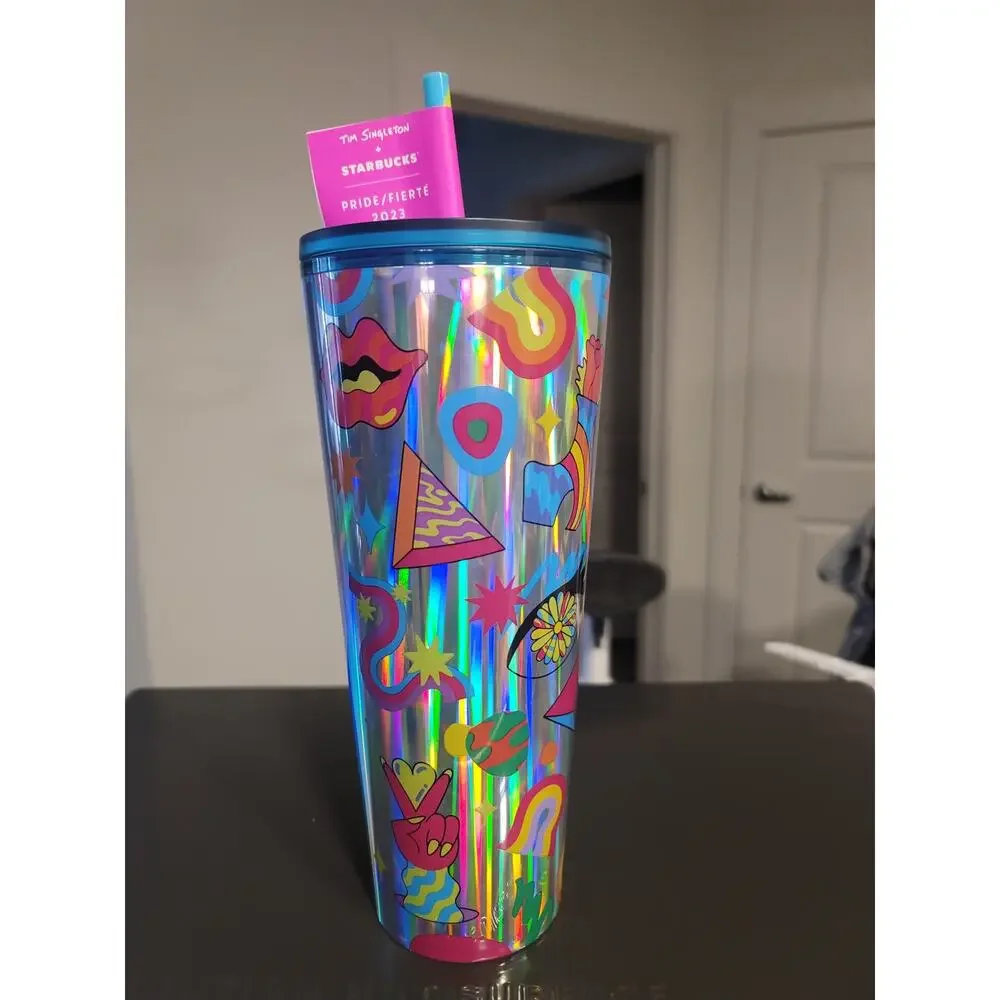 Starbucks x Tim Singleton Silver Pride Tumbler